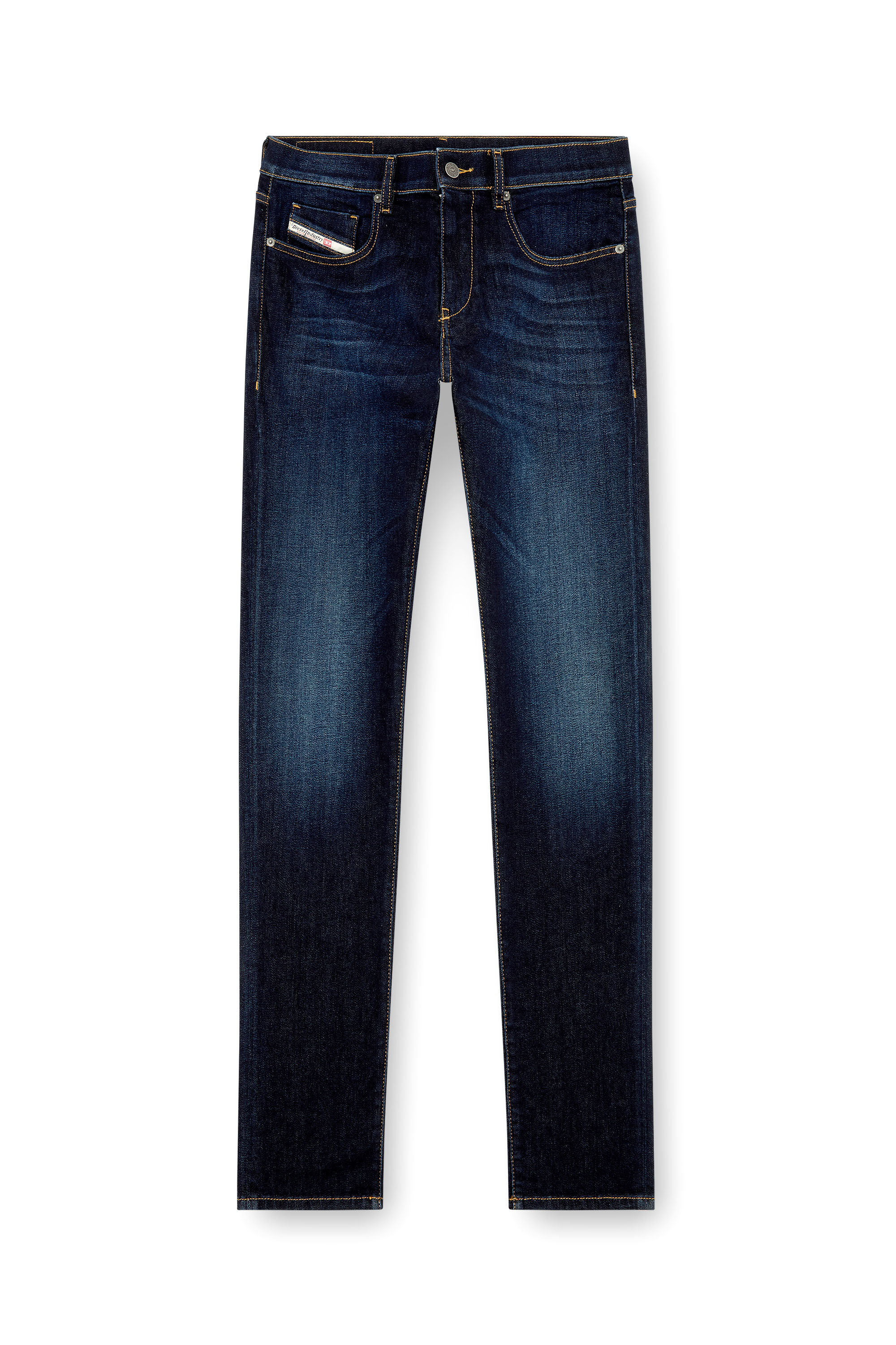 Diesel - Man's Slim Jeans 2019 D-Strukt 009ZS, Dark Blue - 2