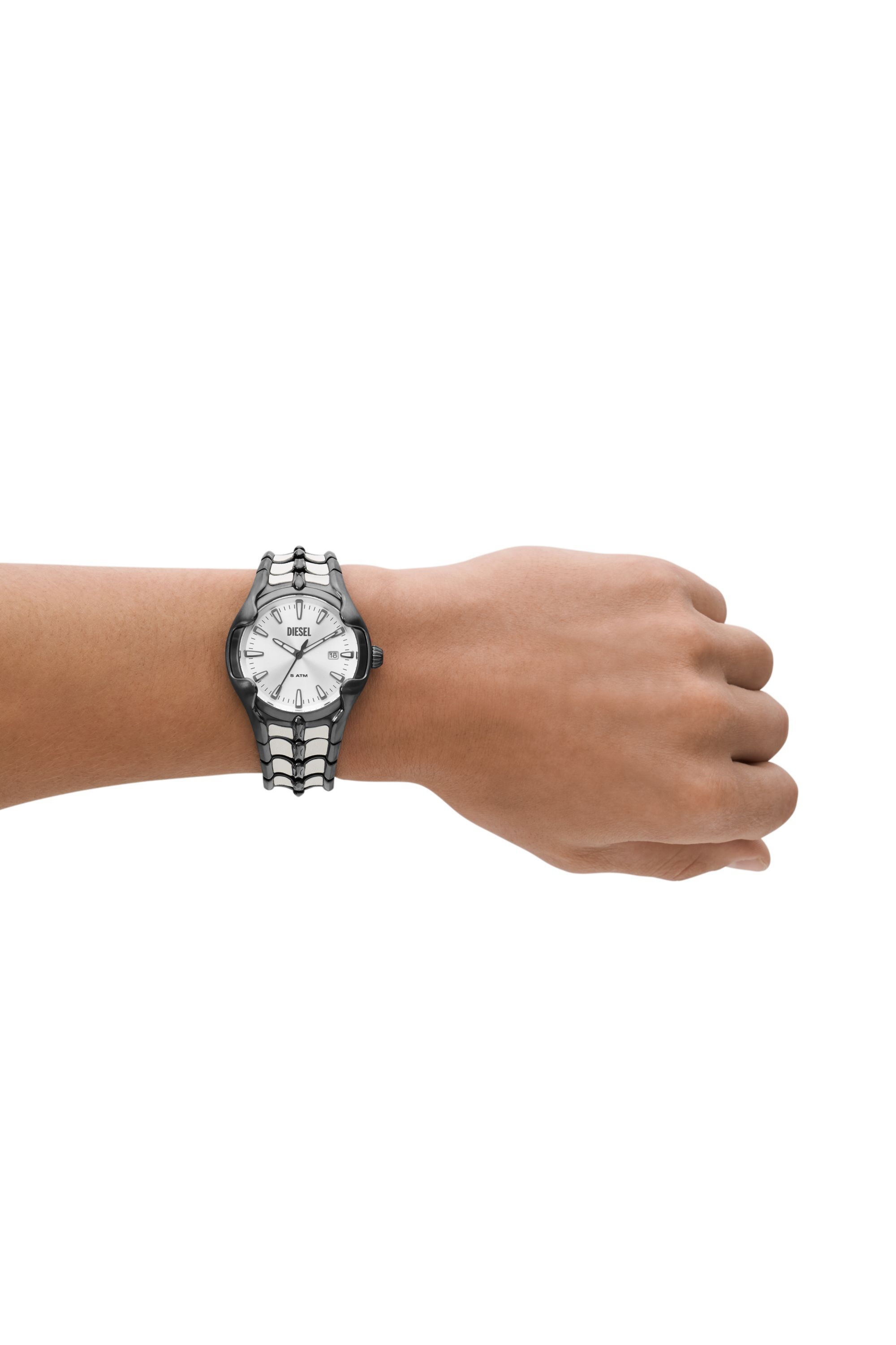 Diesel - DZ2184, Man's Limited Edition Vert Three-Hand Date Watch in Black/White - 5