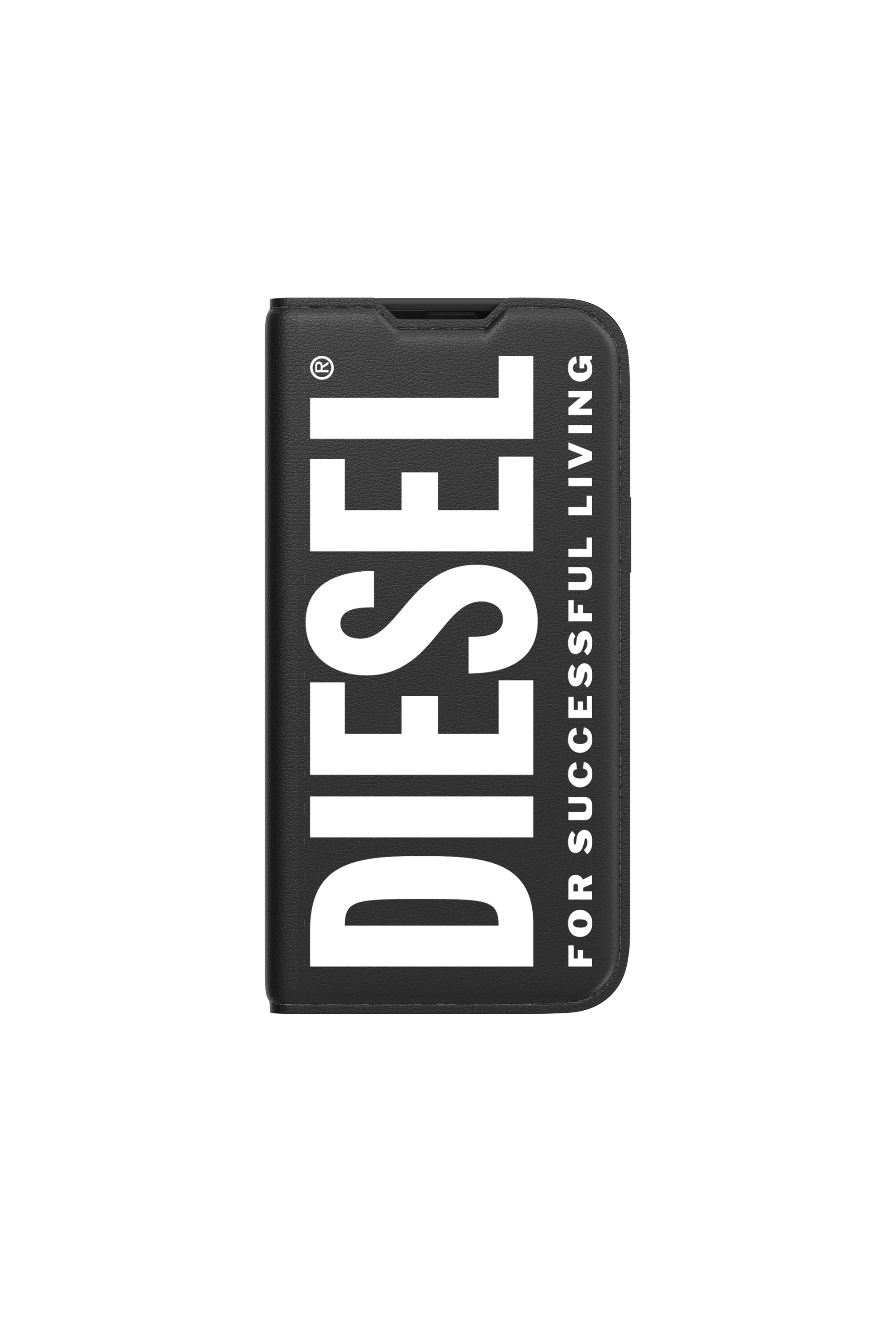 Diesel - 50262 BOOKLET CASE, Unisex's Booklet case core for iPhone 14 Plus in Black/White - 2