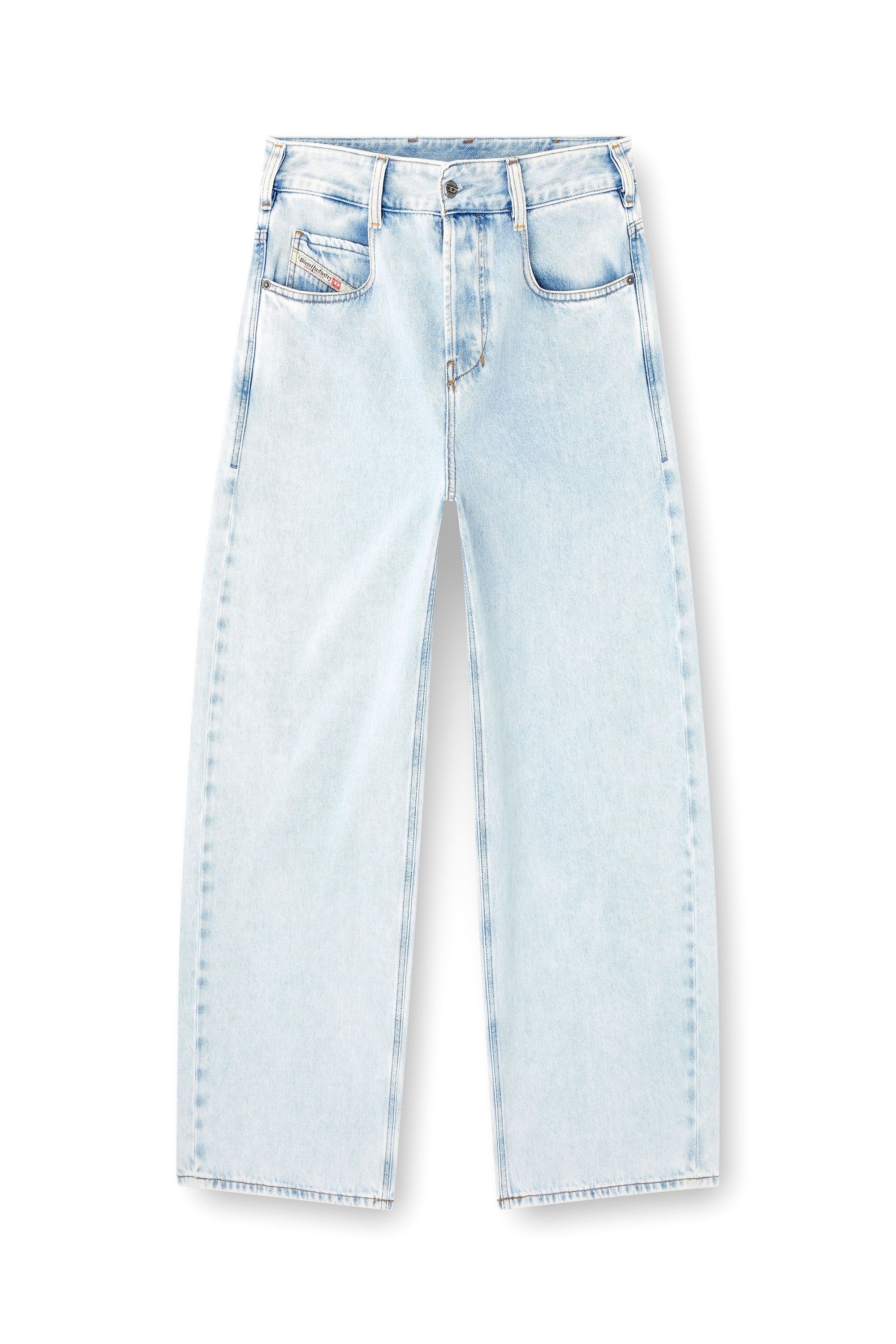 Diesel - Unisex's Relaxed Jeans 1997 D-Enim 09M74, Light Blue - 3