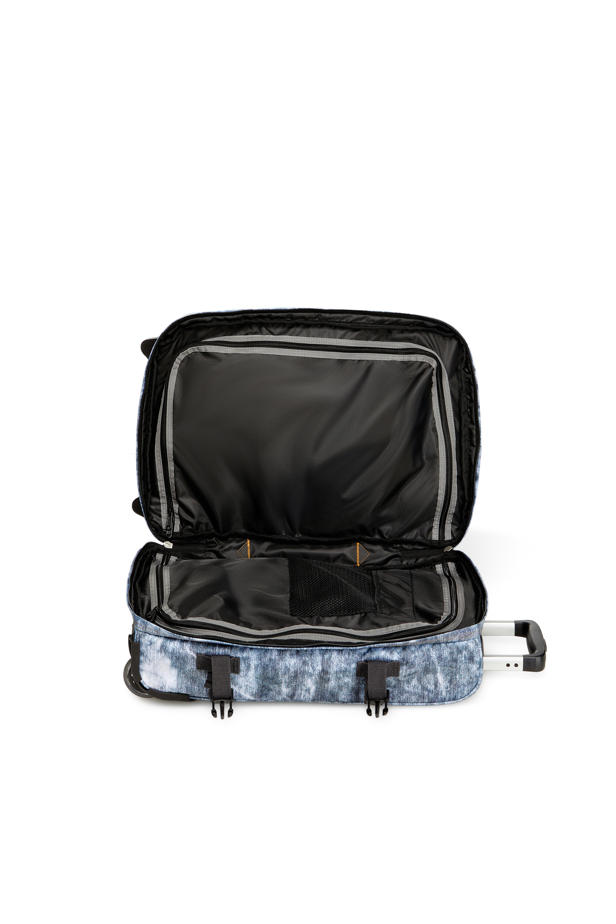 Diesel - DIESEL TRANSIT'R S, Unisex's Cabin bag in trompe l'oeil denim in Blue - 4