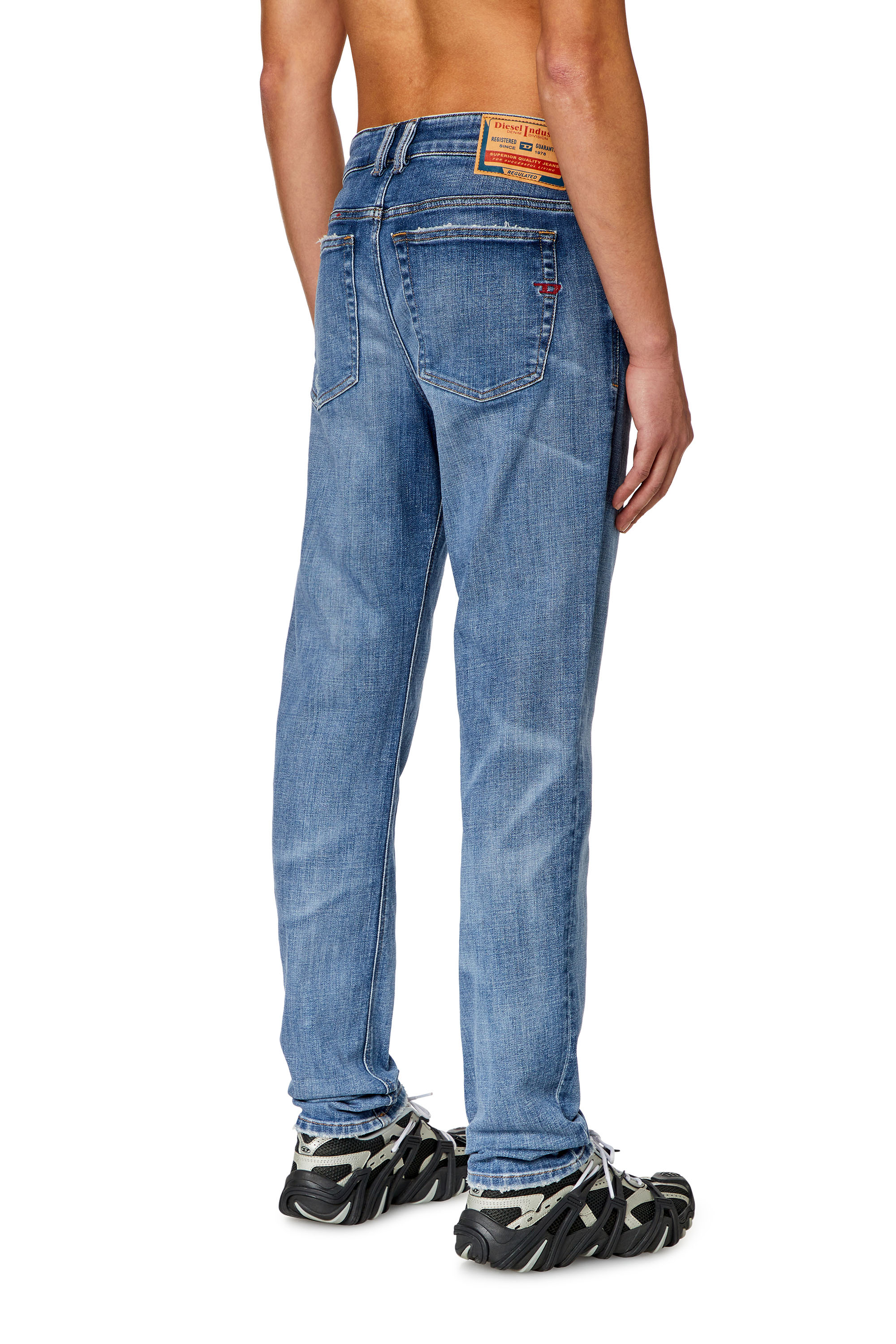 Diesel - Man's Skinny Jeans 1979 Sleenker 09H68, Medium blue - 4