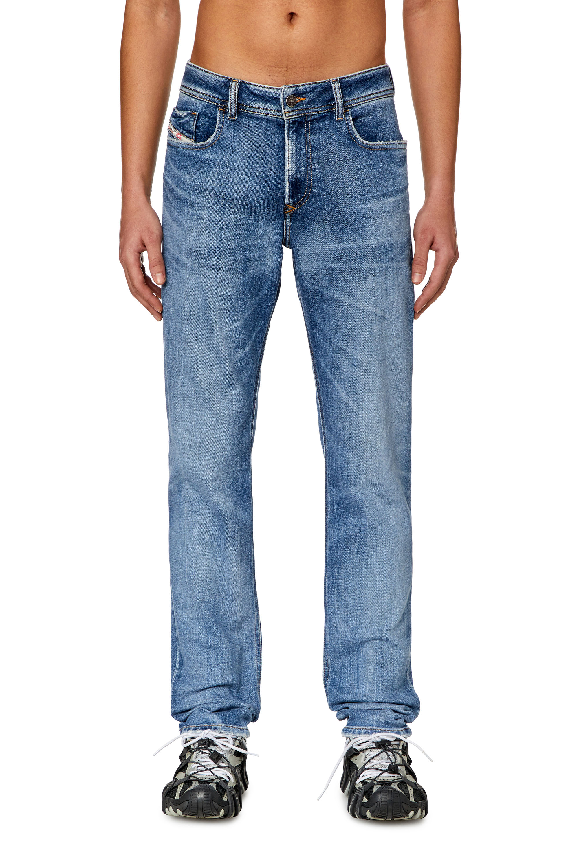 Diesel - Man's Skinny Jeans 1979 Sleenker 09H68, Medium blue - 1