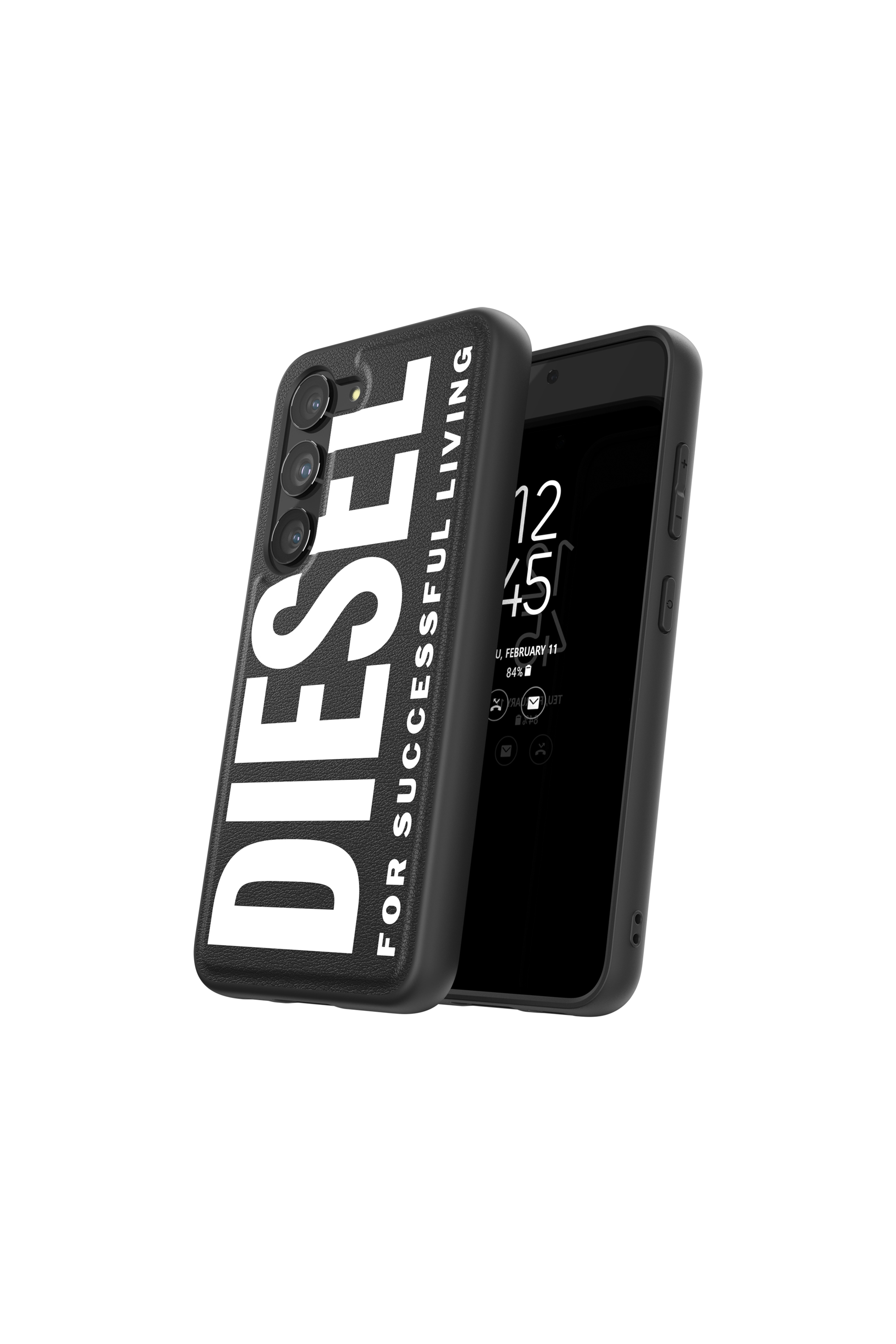 Diesel - 52926 MOULDED CASE, Unisex's Moulded case core for Galaxy S23 in Black/White - 3