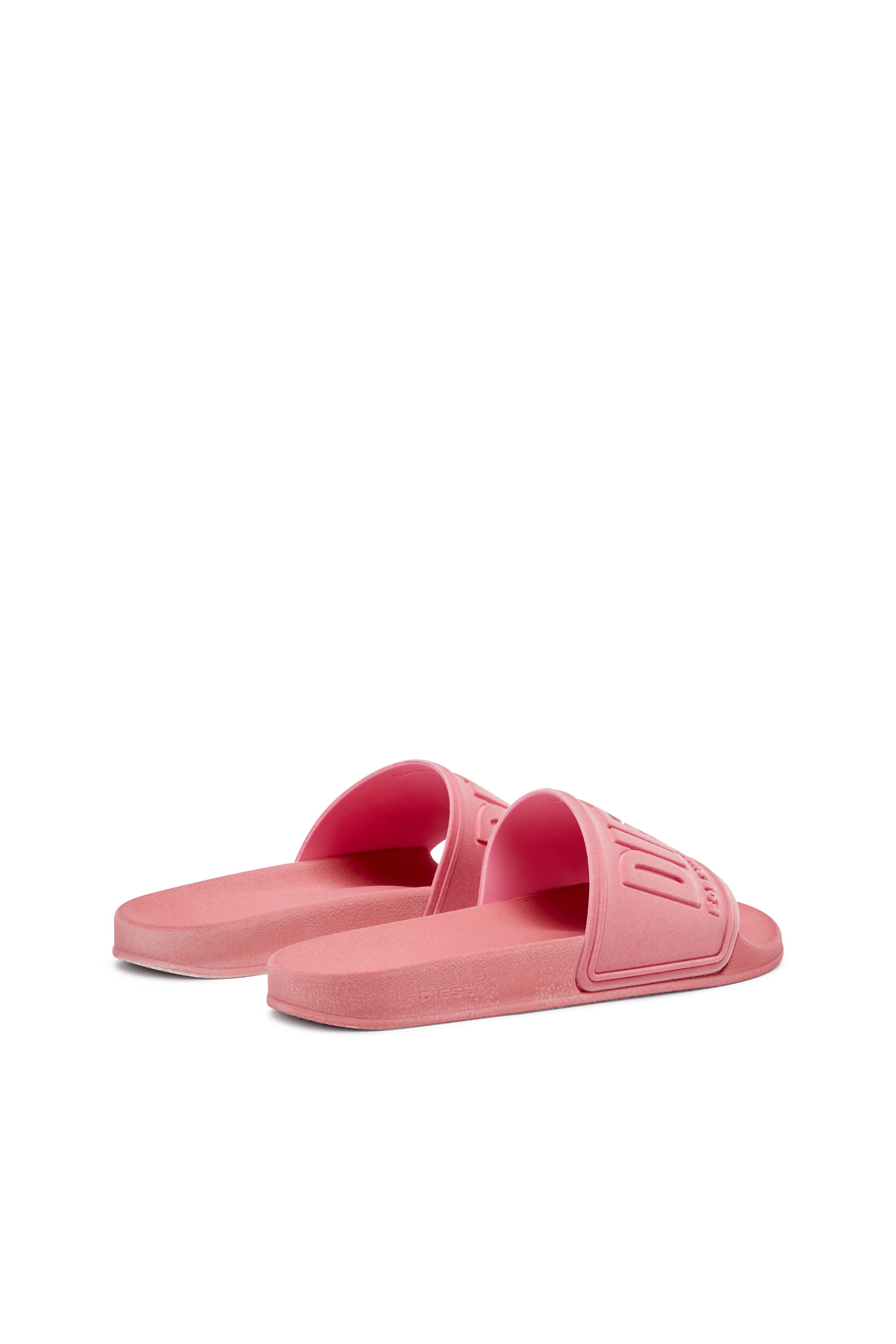 Diesel - SA-MAYEMI CC W, Woman's Sa-Mayemi-Pool slides with velvety flocking in Pink - 3