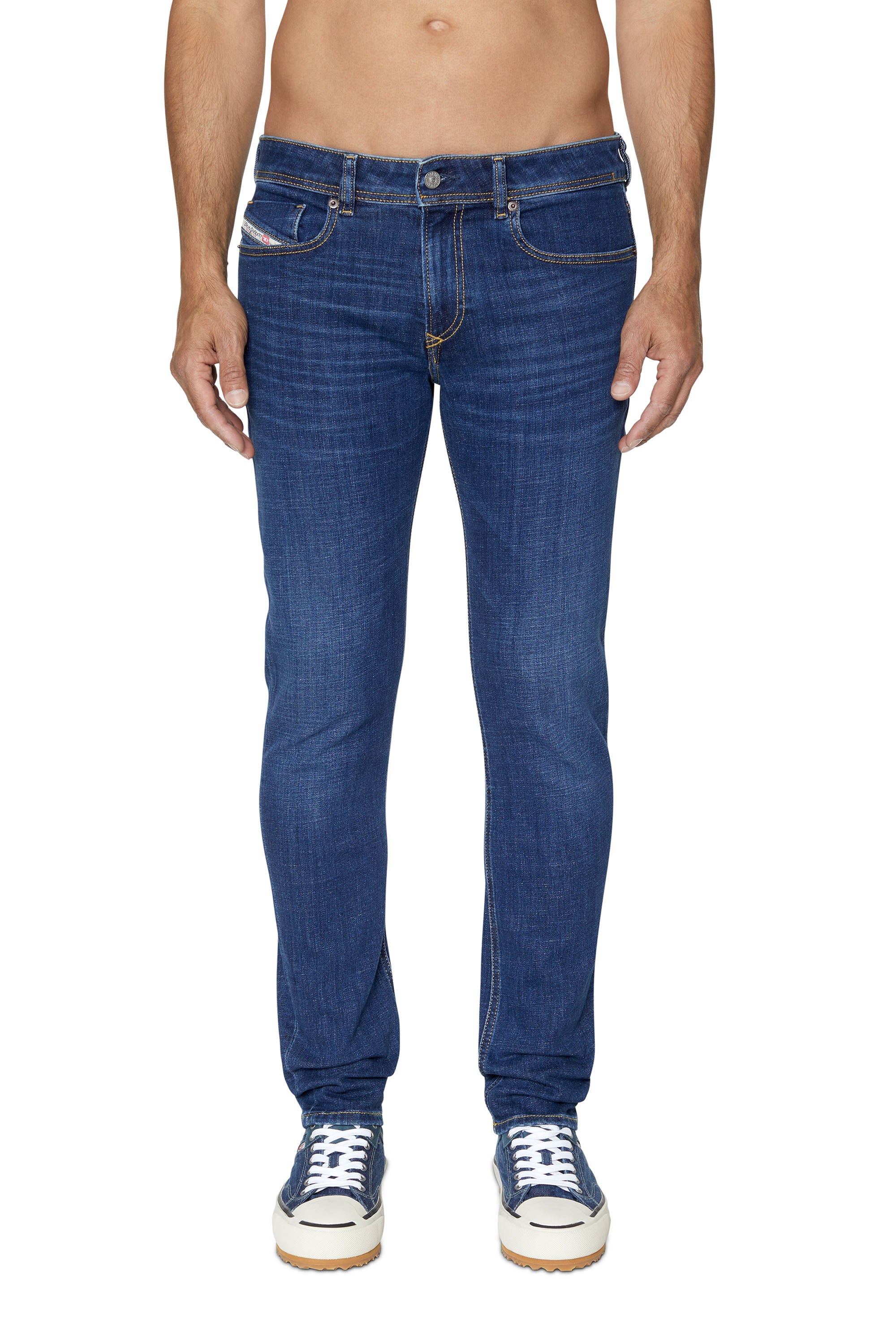 Diesel - Man's Skinny Jeans 1979 Sleenker 09B98, Dark Blue - 1