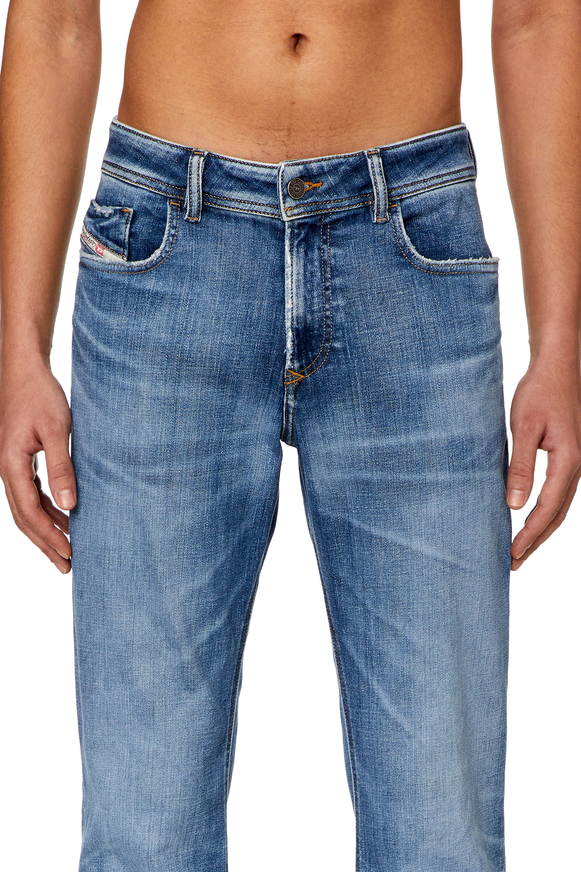 Diesel - Man's Skinny Jeans 1979 Sleenker 09H68, Medium blue - 5
